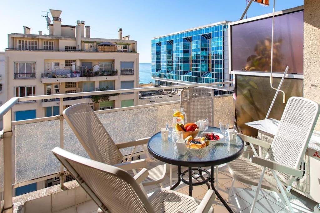 Apartment L28 Californie 1min Walk Sea 3bdr/ Ac & Balcony Nizza