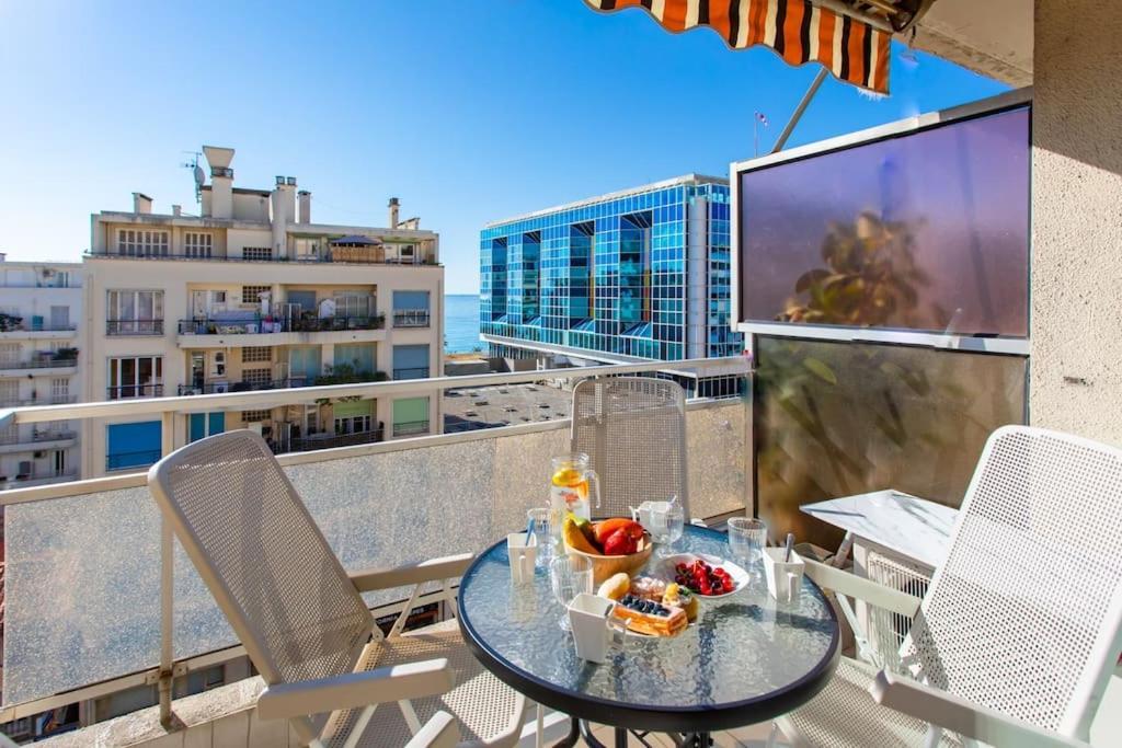 L28 Californie 1min Walk Sea 3bdr/ Ac & Balcony Apartment Nizza