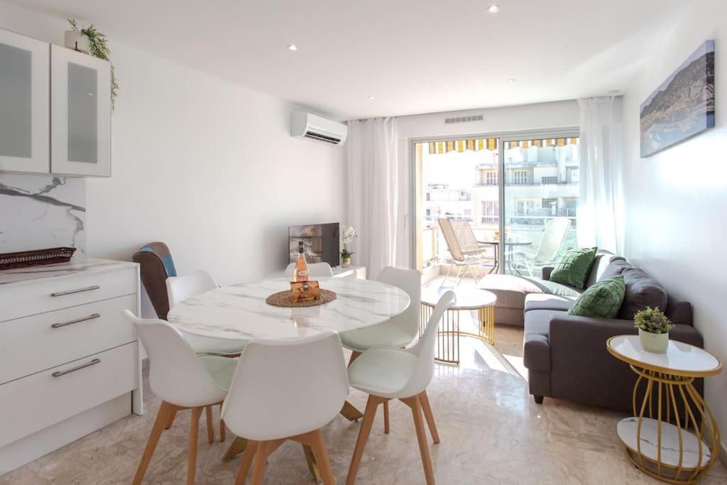 Apartment L28 Californie 1min Walk Sea 3bdr/ Ac & Balcony Nizza